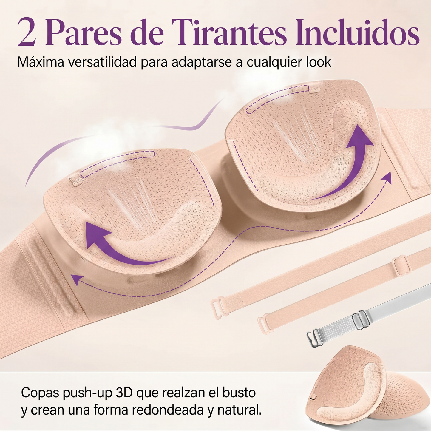Sujetador Invisible Push-up